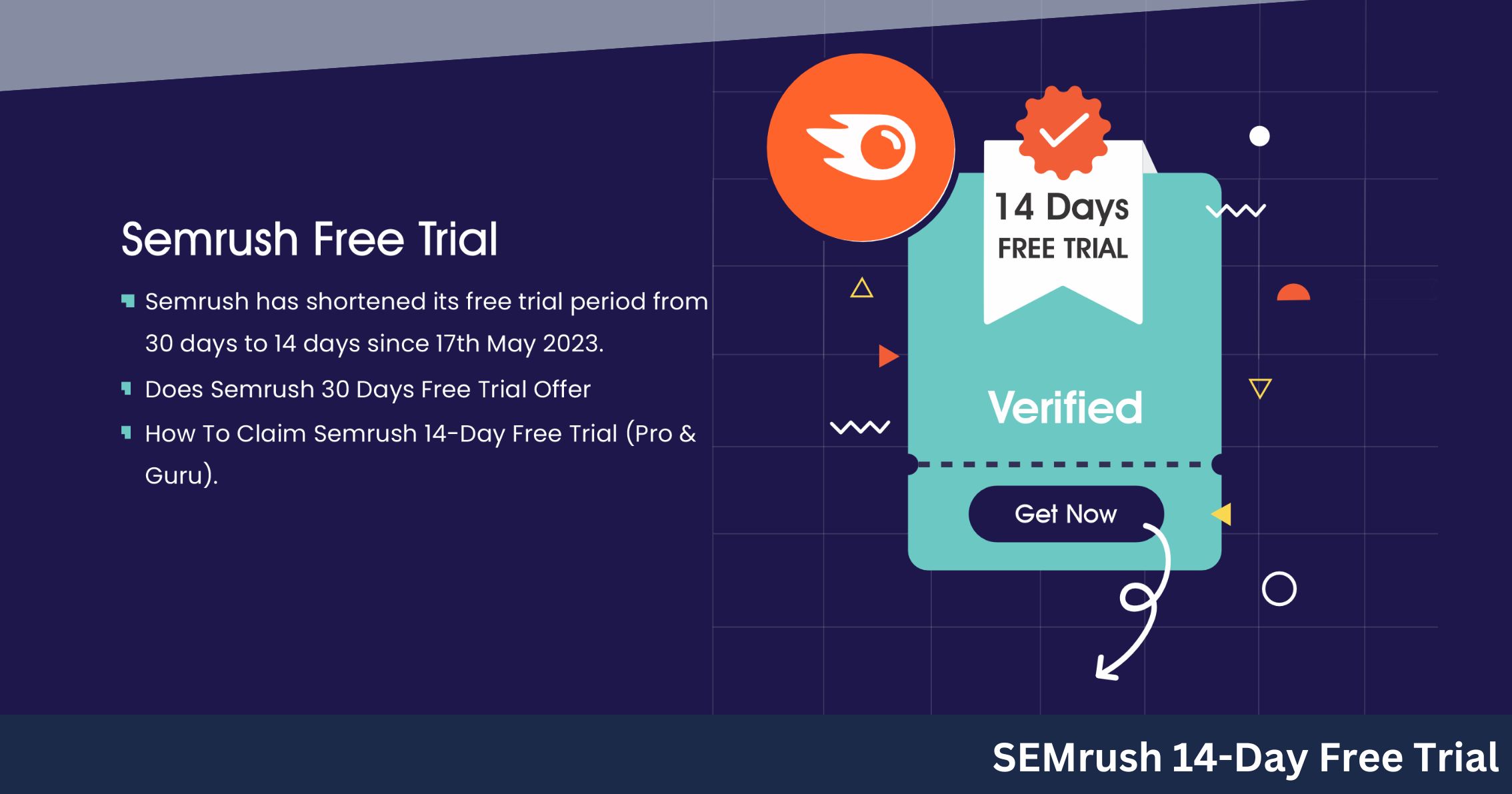 SEMrush 14 Day Free Trial
